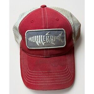 Howler Brothers Silver King Hat Red Cap Mesh Adj Trucker Strapback